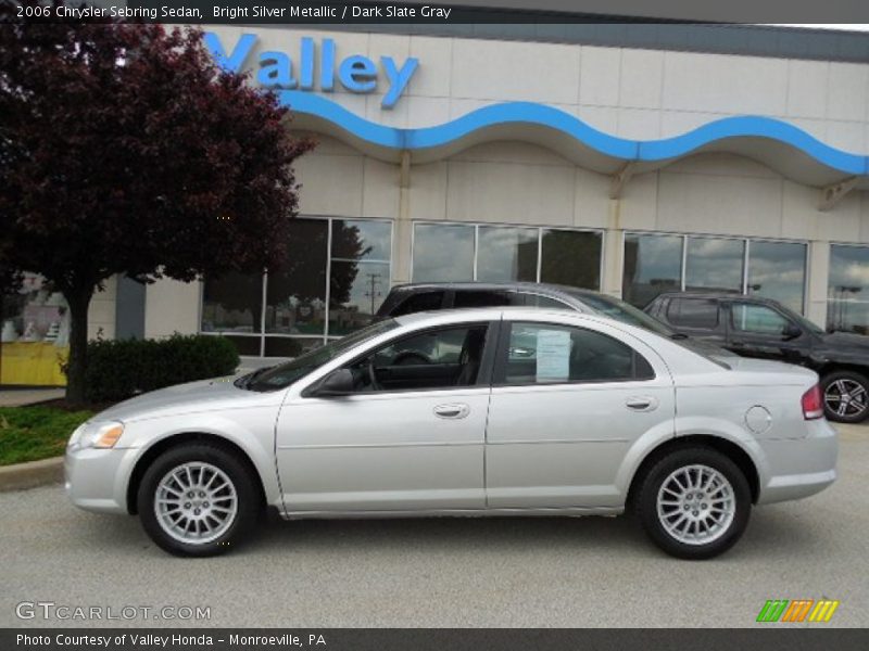Bright Silver Metallic / Dark Slate Gray 2006 Chrysler Sebring Sedan