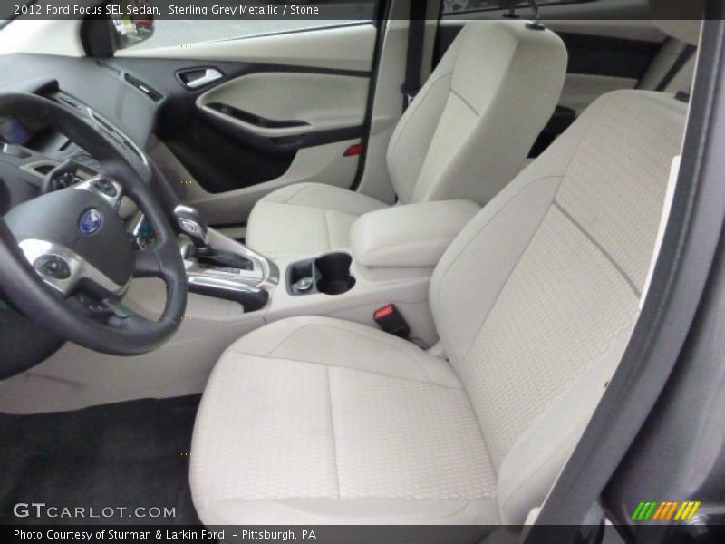 Sterling Grey Metallic / Stone 2012 Ford Focus SEL Sedan