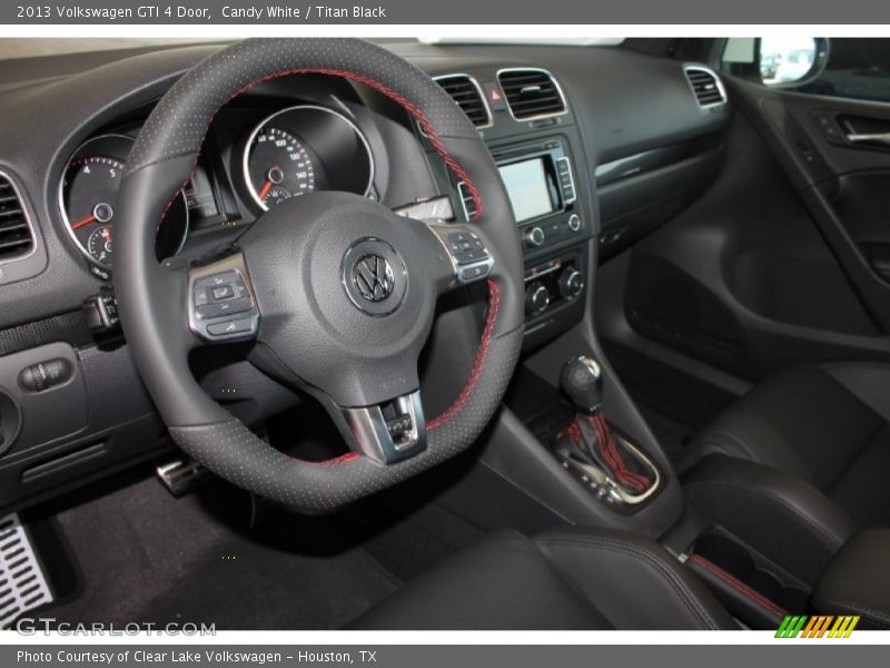 Candy White / Titan Black 2013 Volkswagen GTI 4 Door