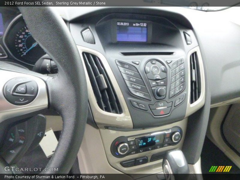 Sterling Grey Metallic / Stone 2012 Ford Focus SEL Sedan