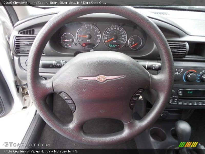 Bright Silver Metallic / Dark Slate Gray 2006 Chrysler Sebring Sedan
