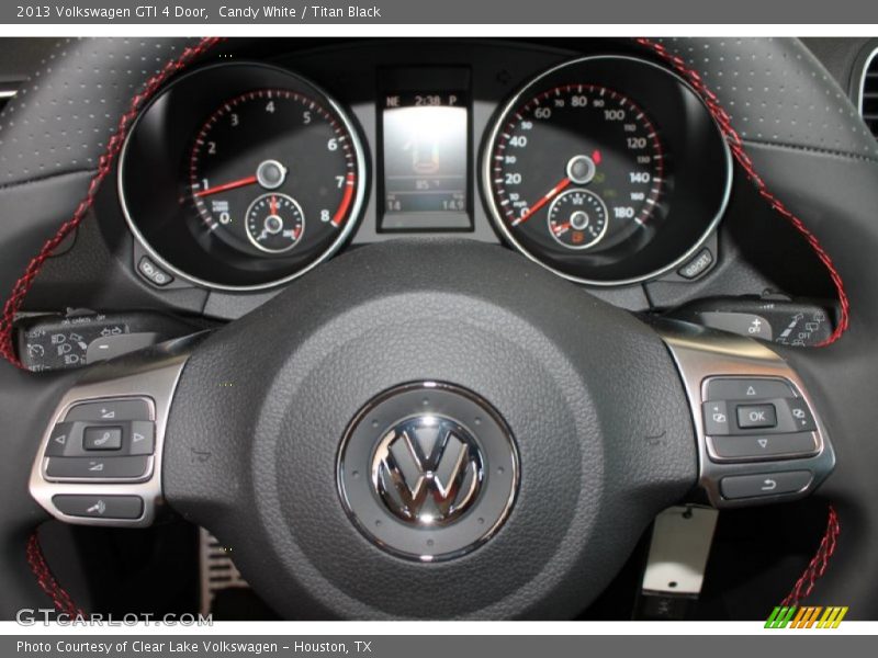 Candy White / Titan Black 2013 Volkswagen GTI 4 Door