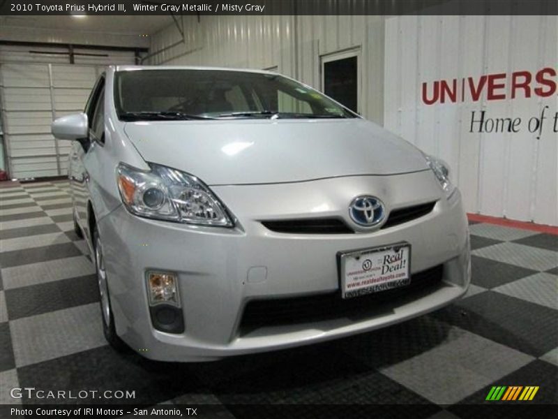 Winter Gray Metallic / Misty Gray 2010 Toyota Prius Hybrid III