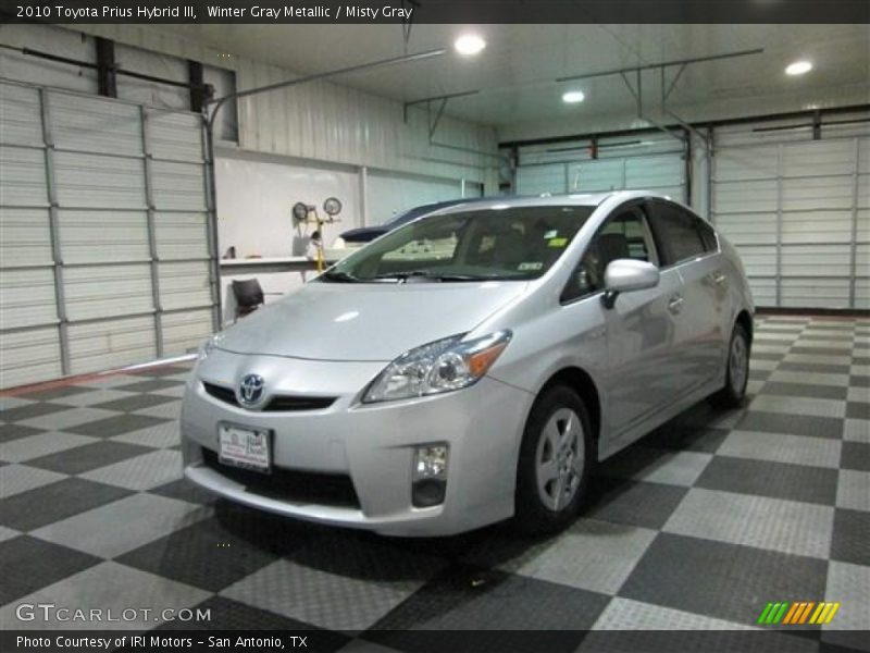 Winter Gray Metallic / Misty Gray 2010 Toyota Prius Hybrid III