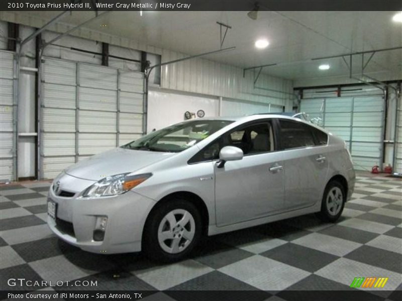 Winter Gray Metallic / Misty Gray 2010 Toyota Prius Hybrid III