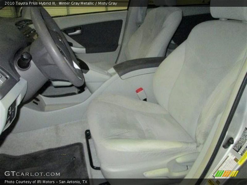 Winter Gray Metallic / Misty Gray 2010 Toyota Prius Hybrid III