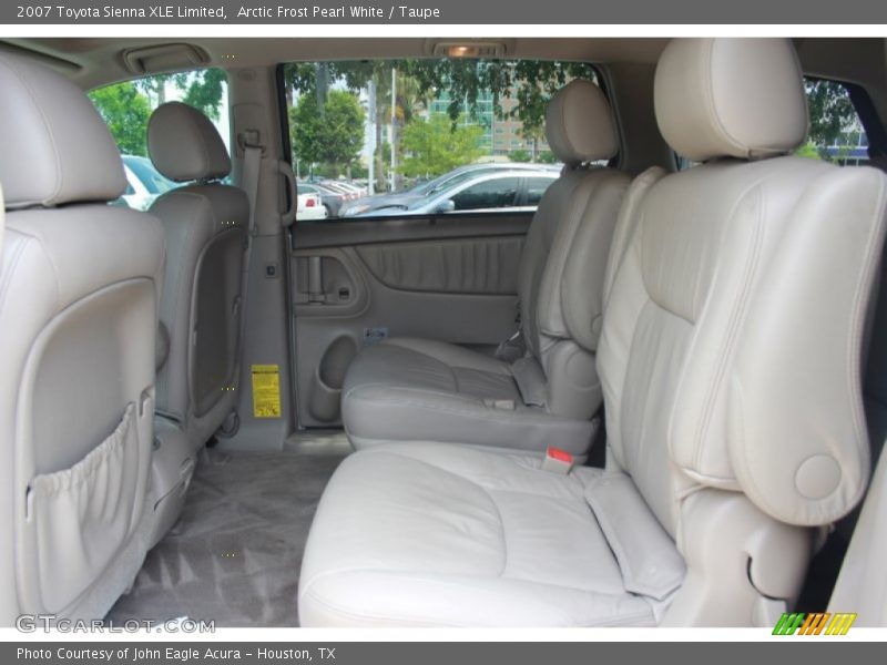 Arctic Frost Pearl White / Taupe 2007 Toyota Sienna XLE Limited