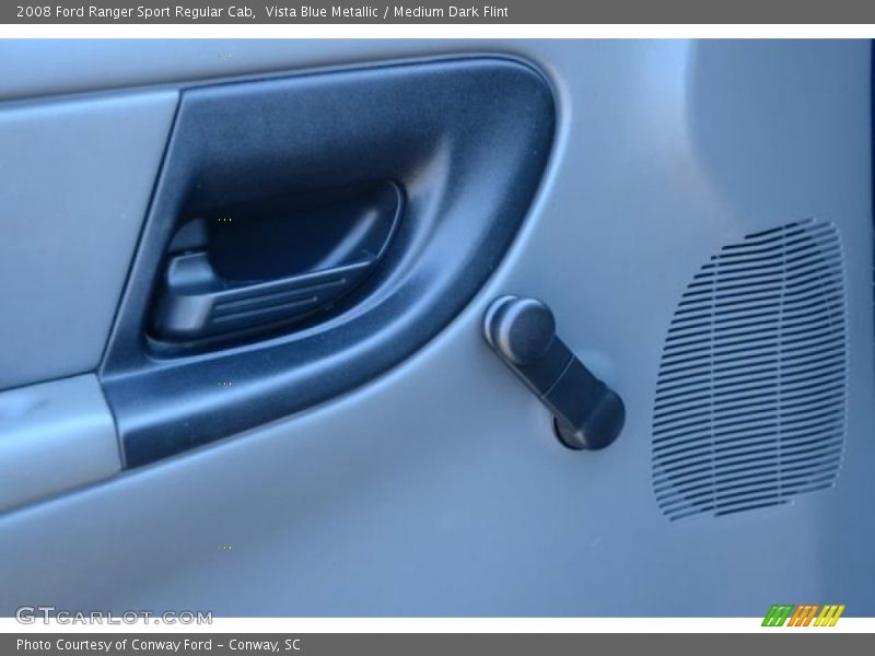 Vista Blue Metallic / Medium Dark Flint 2008 Ford Ranger Sport Regular Cab