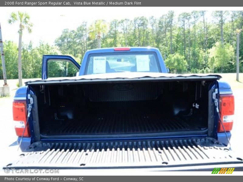 Vista Blue Metallic / Medium Dark Flint 2008 Ford Ranger Sport Regular Cab