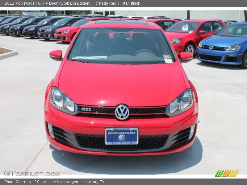 Tornado Red / Titan Black 2013 Volkswagen GTI 4 Door Autobahn Edition