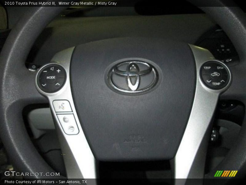 Winter Gray Metallic / Misty Gray 2010 Toyota Prius Hybrid III