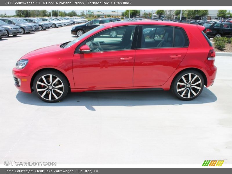 Tornado Red / Titan Black 2013 Volkswagen GTI 4 Door Autobahn Edition