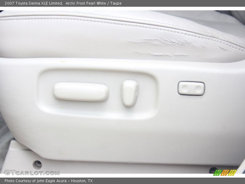 Arctic Frost Pearl White / Taupe 2007 Toyota Sienna XLE Limited