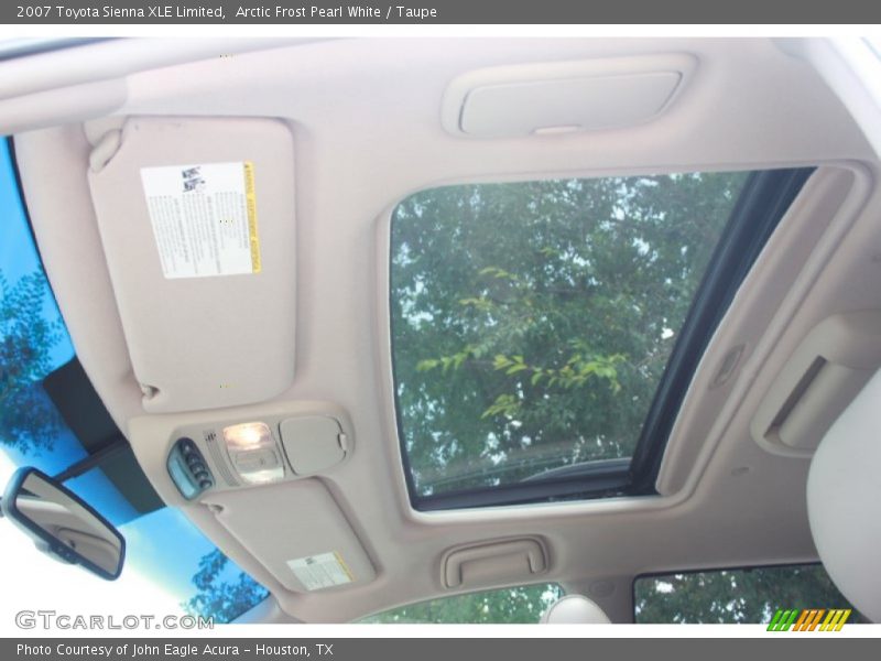 Arctic Frost Pearl White / Taupe 2007 Toyota Sienna XLE Limited