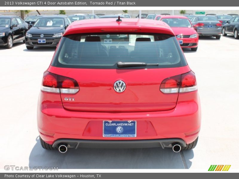 Tornado Red / Titan Black 2013 Volkswagen GTI 4 Door Autobahn Edition