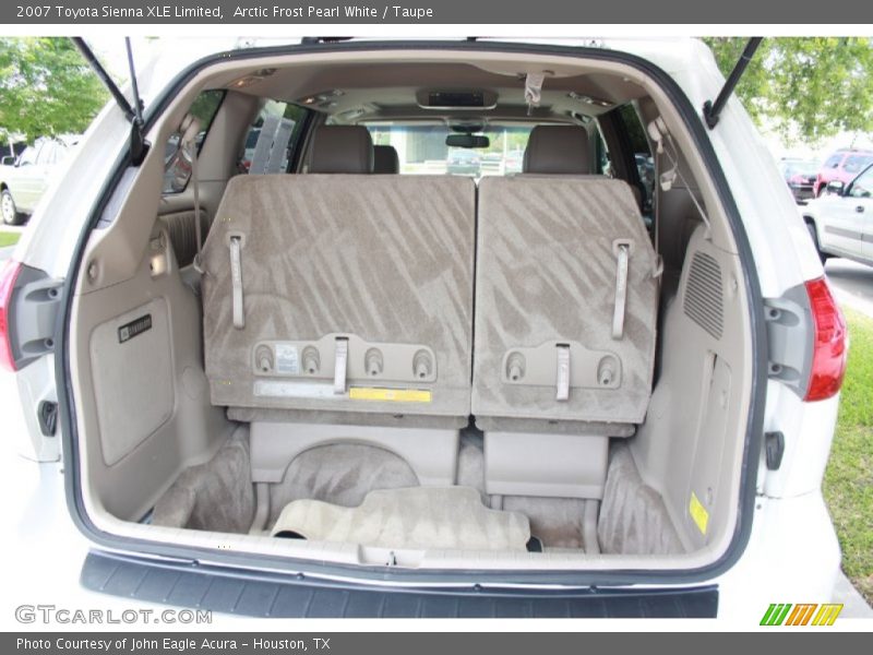 Arctic Frost Pearl White / Taupe 2007 Toyota Sienna XLE Limited