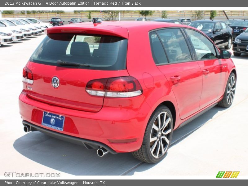Tornado Red / Titan Black 2013 Volkswagen GTI 4 Door Autobahn Edition
