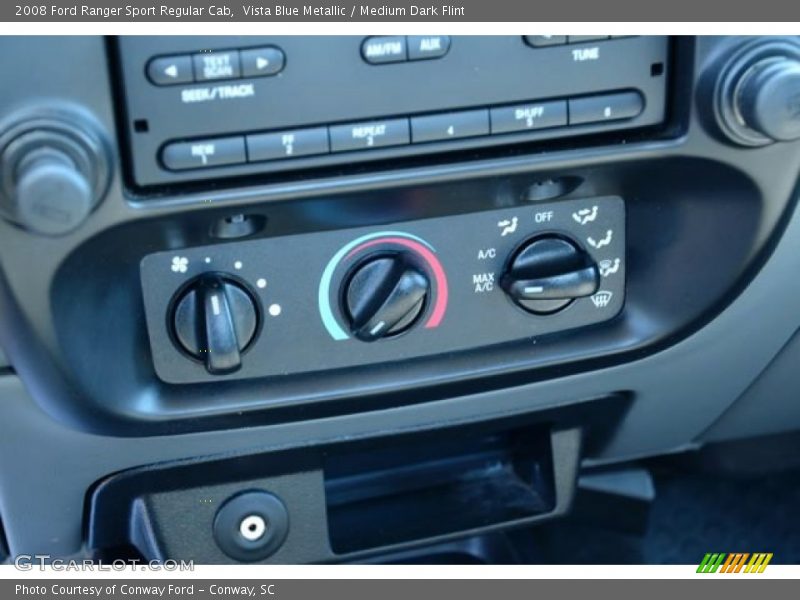 Vista Blue Metallic / Medium Dark Flint 2008 Ford Ranger Sport Regular Cab