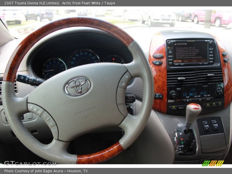 Arctic Frost Pearl White / Taupe 2007 Toyota Sienna XLE Limited