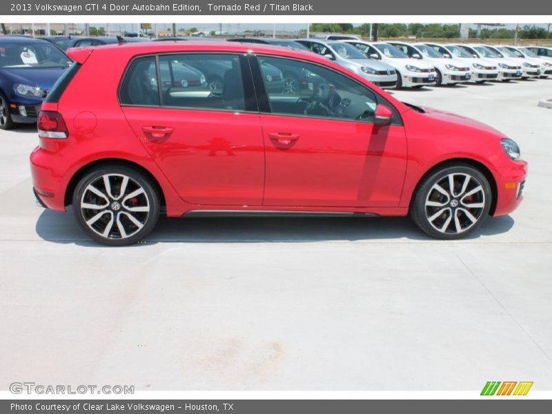 Tornado Red / Titan Black 2013 Volkswagen GTI 4 Door Autobahn Edition