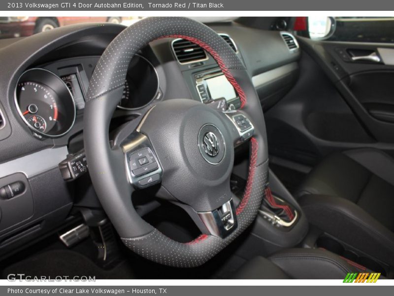 Tornado Red / Titan Black 2013 Volkswagen GTI 4 Door Autobahn Edition