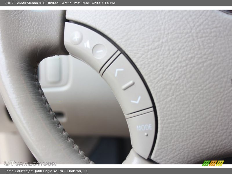 Arctic Frost Pearl White / Taupe 2007 Toyota Sienna XLE Limited