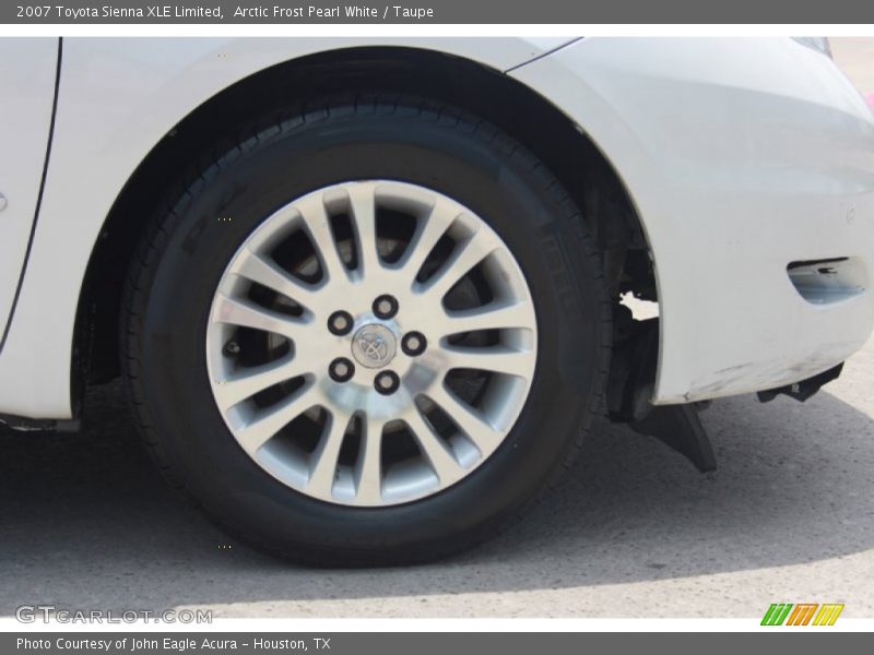 Arctic Frost Pearl White / Taupe 2007 Toyota Sienna XLE Limited