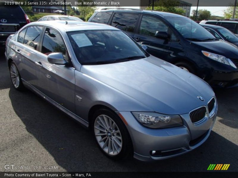Blue Water Metallic / Black 2010 BMW 3 Series 335i xDrive Sedan