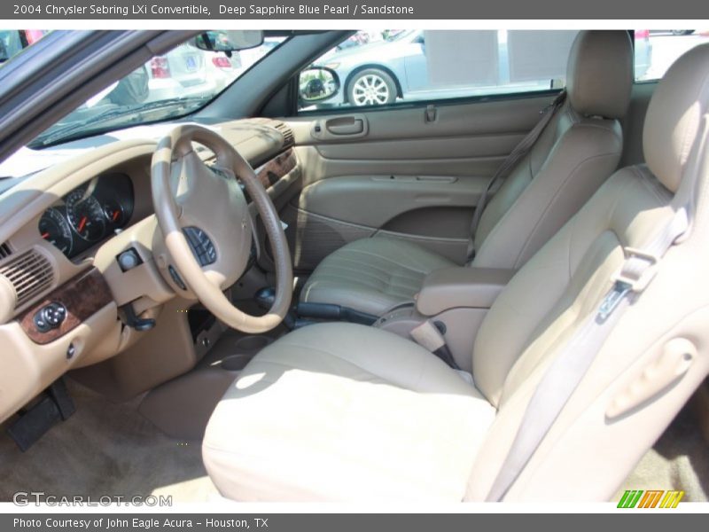  2004 Sebring LXi Convertible Sandstone Interior