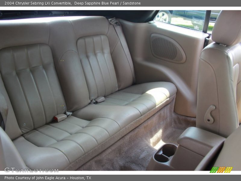 Rear Seat of 2004 Sebring LXi Convertible