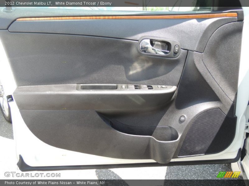 White Diamond Tricoat / Ebony 2012 Chevrolet Malibu LT