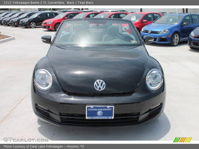 Black / Titan Black 2013 Volkswagen Beetle 2.5L Convertible
