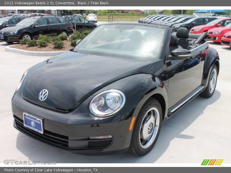 Black / Titan Black 2013 Volkswagen Beetle 2.5L Convertible