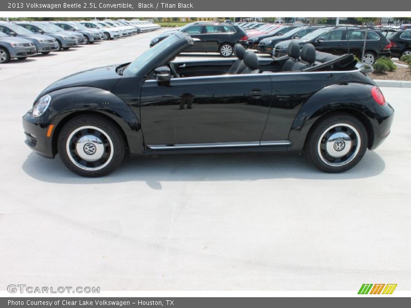 Black / Titan Black 2013 Volkswagen Beetle 2.5L Convertible
