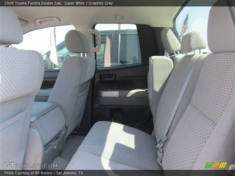 Super White / Graphite Gray 2008 Toyota Tundra Double Cab