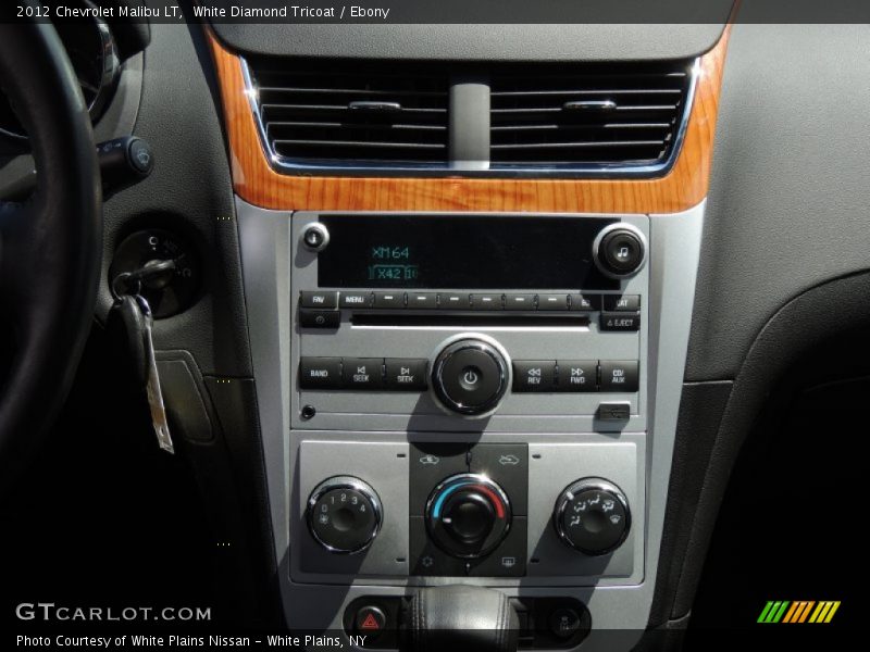 White Diamond Tricoat / Ebony 2012 Chevrolet Malibu LT