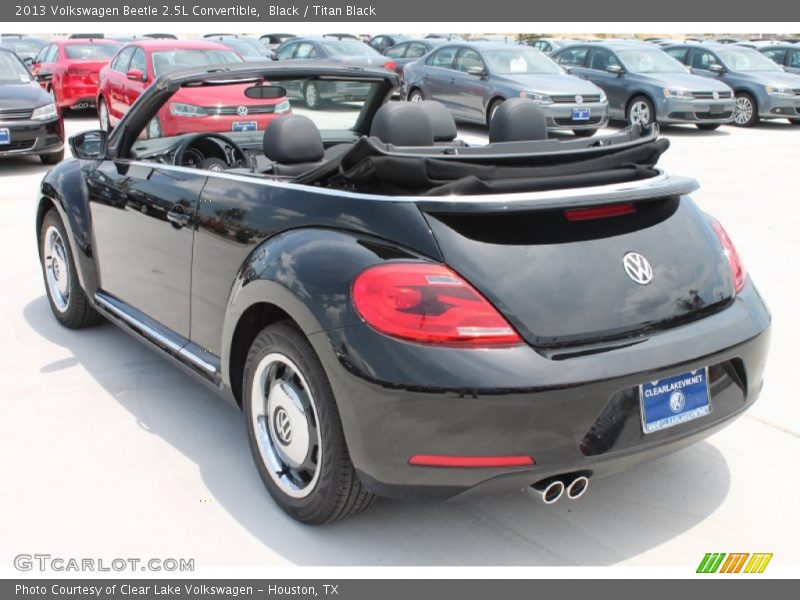 Black / Titan Black 2013 Volkswagen Beetle 2.5L Convertible