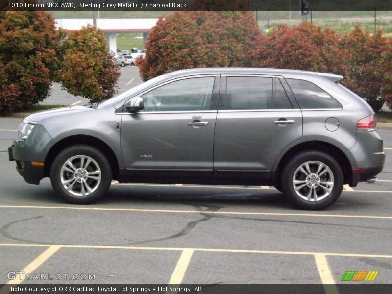 Sterling Grey Metallic / Charcoal Black 2010 Lincoln MKX AWD