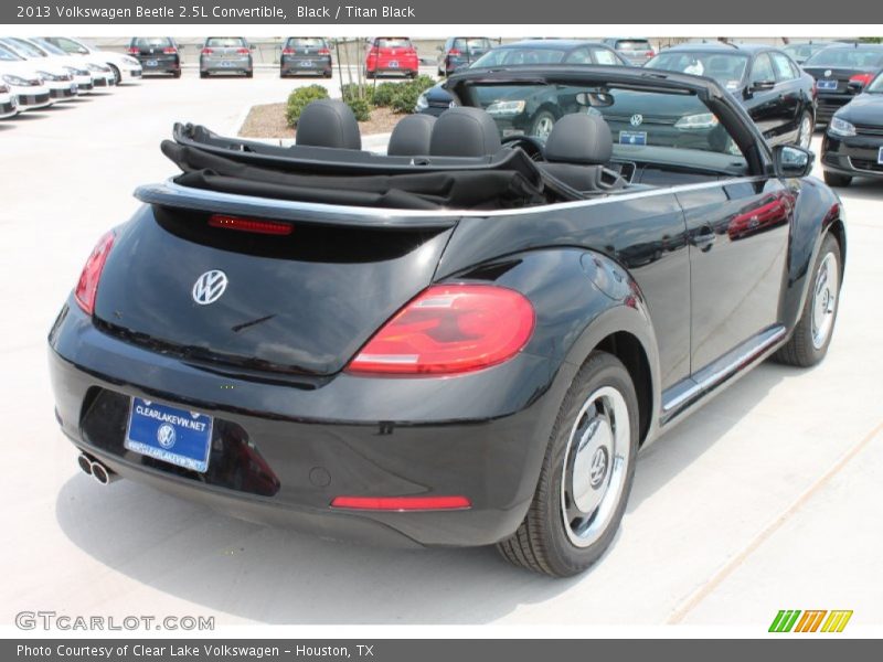 Black / Titan Black 2013 Volkswagen Beetle 2.5L Convertible