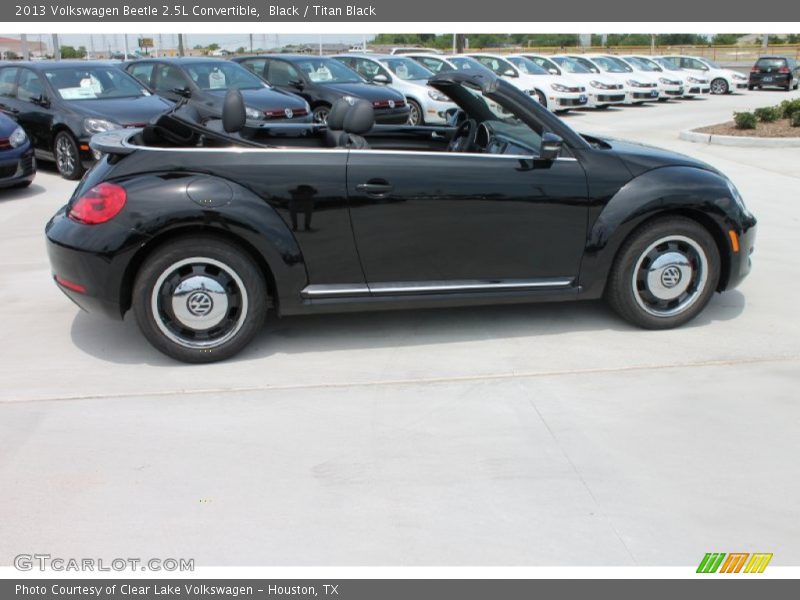 Black / Titan Black 2013 Volkswagen Beetle 2.5L Convertible