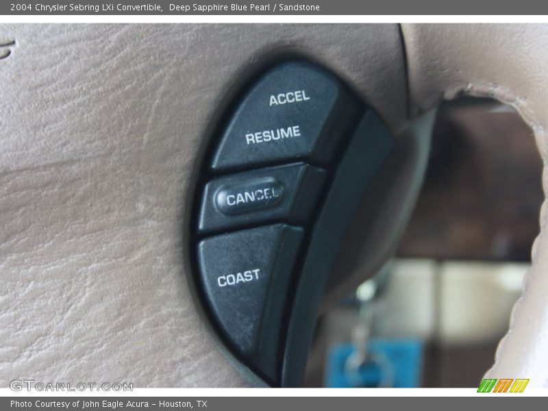 Controls of 2004 Sebring LXi Convertible