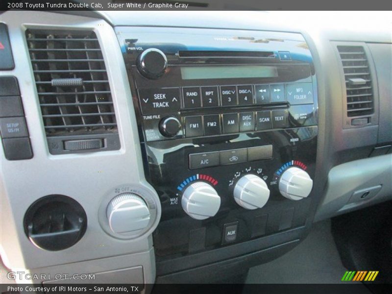 Super White / Graphite Gray 2008 Toyota Tundra Double Cab