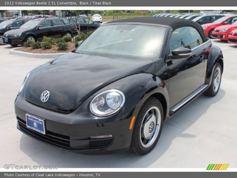 Black / Titan Black 2013 Volkswagen Beetle 2.5L Convertible
