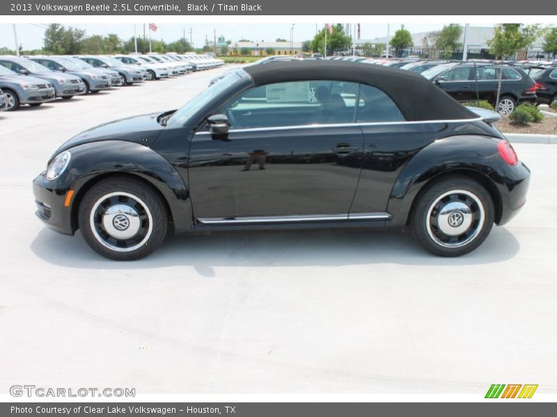Black / Titan Black 2013 Volkswagen Beetle 2.5L Convertible