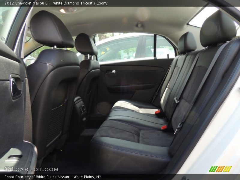 White Diamond Tricoat / Ebony 2012 Chevrolet Malibu LT