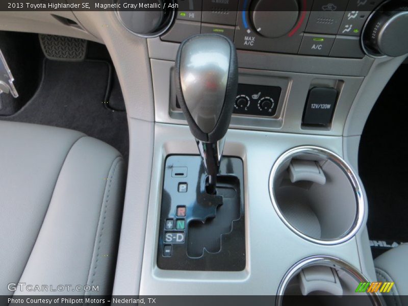 Magnetic Gray Metallic / Ash 2013 Toyota Highlander SE