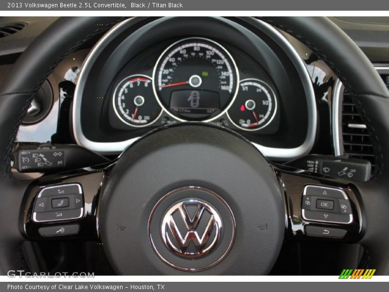 Black / Titan Black 2013 Volkswagen Beetle 2.5L Convertible