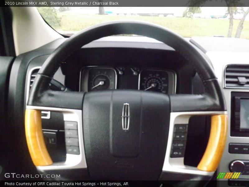 Sterling Grey Metallic / Charcoal Black 2010 Lincoln MKX AWD