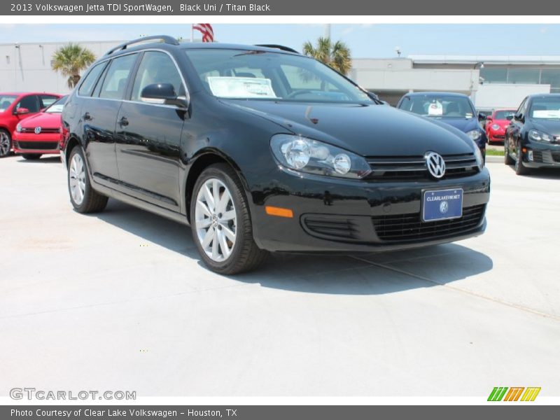Black Uni / Titan Black 2013 Volkswagen Jetta TDI SportWagen