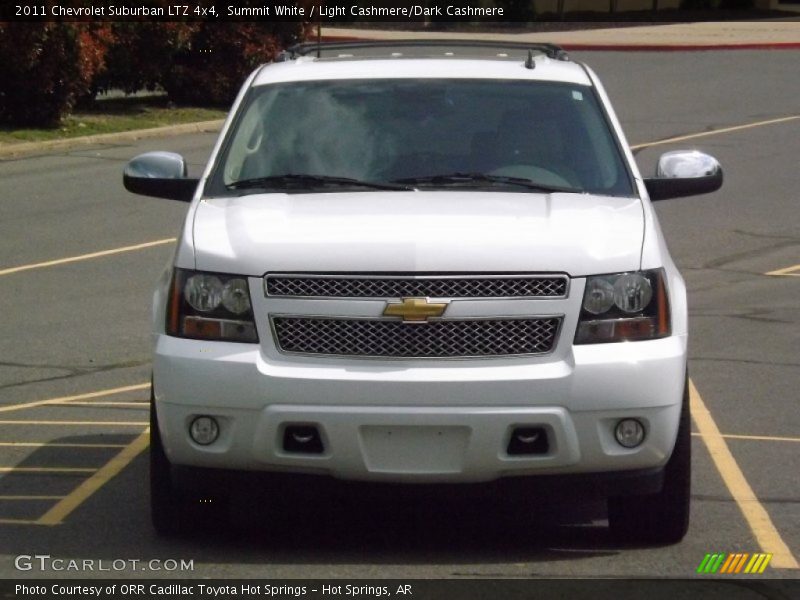 Summit White / Light Cashmere/Dark Cashmere 2011 Chevrolet Suburban LTZ 4x4